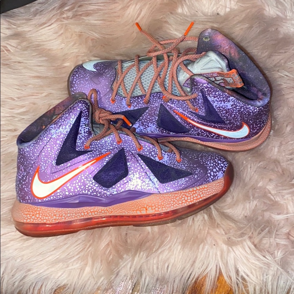 Lebron James Nike air x10 purp/Orange